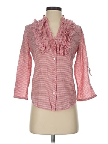Theme 3/4 Sleeve Button-Down Shirt (view 1)