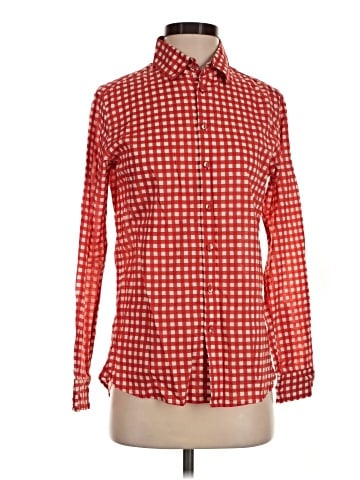 Ines de la Fressange for Uniqlo Long Sleeve Button-Down Shirt (view 1)