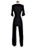 Haute Monde Solid Black Jumpsuit Size S - photo 2