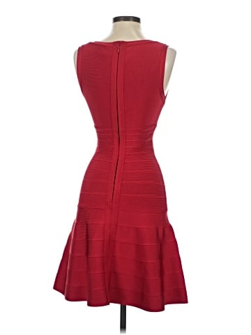 Herve Leger Fluted Bandage Mini Dress size (view 2)