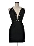 Missguided 100% Polyester Black Cocktail Dress Size 8 - photo 1