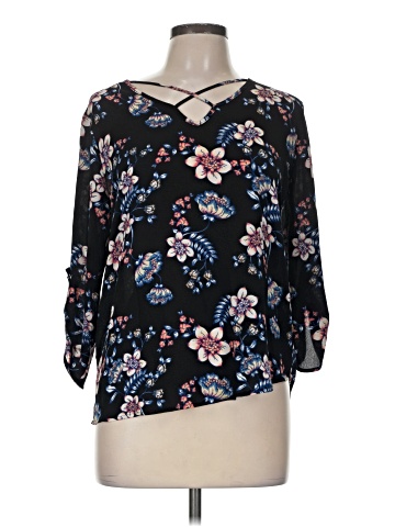 Pink Republic 3/4 Sleeve Blouse (view 1)