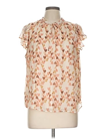 LC Lauren Conrad Short Sleeve Blouse (view 1)