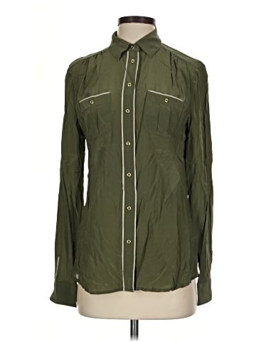 Banana Republic Heritage Collection Long Sleeve Silk Top (view 1)