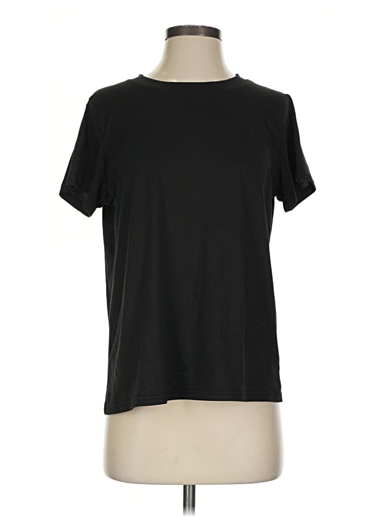 Pre-owned Ekouaer Short Sleeve T-shirt In Black