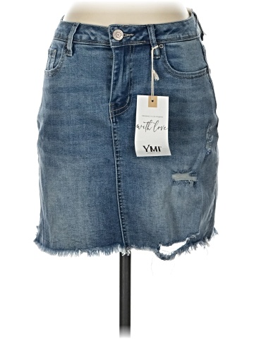 YMI Denim Skirt (view 1)