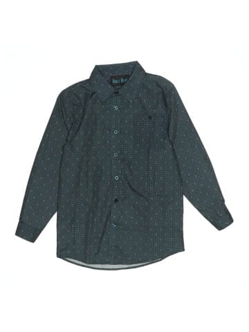 Bold Blue Long Sleeve Button-Down Shirt (view 1)