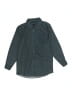 Bold Blue Paisley Teal Long Sleeve Button-Down Shirt Size M (kids) - photo 1