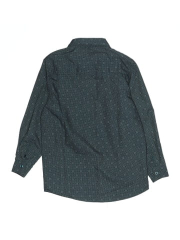 Bold Blue Long Sleeve Button-Down Shirt (view 2)