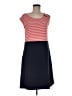 L.L.Bean Color Block Red Casual Dress Size M - photo 1