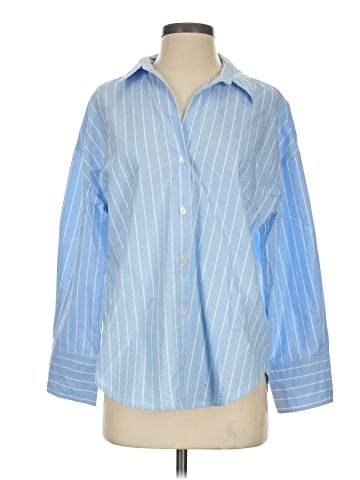 Zara Long Sleeve Button-Down Shirt (view 1)