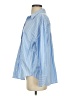 Zara Stripes Blue Long Sleeve Button-Down Shirt Size XS - photo 5