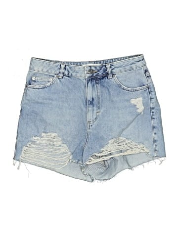 Topshop Denim Shorts (view 1)