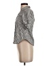 J.Crew Stripes Gray Short Sleeve Blouse Size XXS (petite) - photo 5