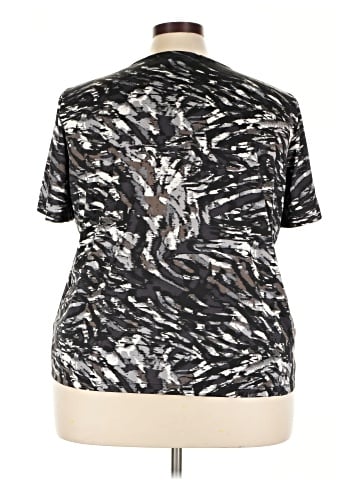 Jaclyn Smith Short Sleeve Henley (view 2)
