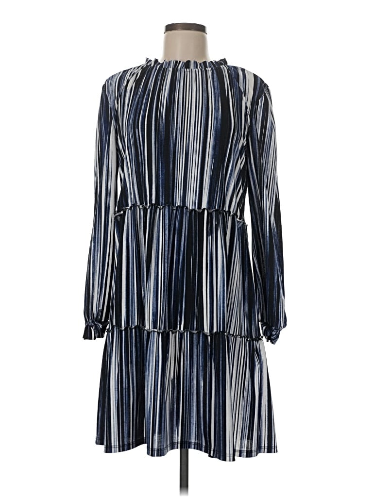 Pre-owned Lularoe Casual Dress In Blue