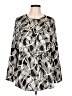 Ruby Rd. Black Long Sleeve Blouse Size L - photo 1