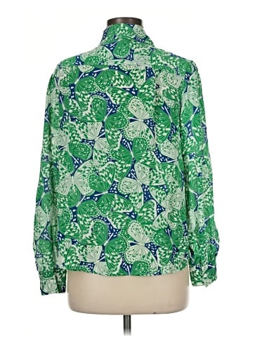 Brooks Brothers Long Sleeve Silk Top (view 2)
