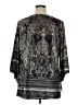 One World Black 3/4 Sleeve Blouse Size 1X - photo 2