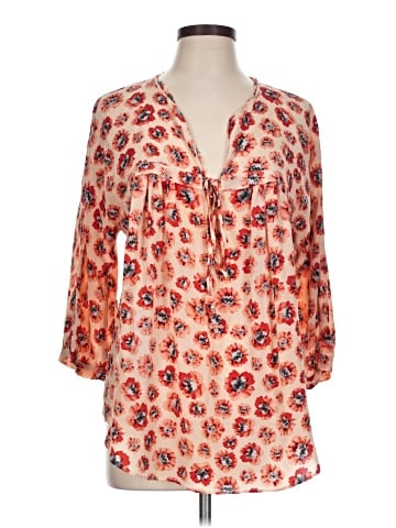 Rebecca Taylor 3/4 Sleeve Silk Top (view 1)