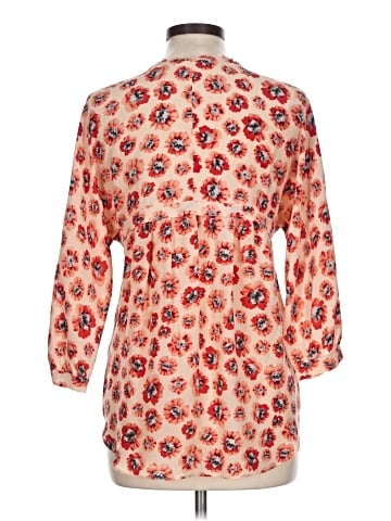 Rebecca Taylor 3/4 Sleeve Silk Top (view 2)