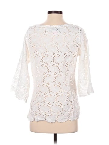 Gretchen Scott Designs 3/4 Sleeve Blouse (view 2)