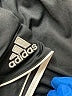 Adidas 100% Recycled Polyester Stripes Black Athletic Shorts Size L - photo 3