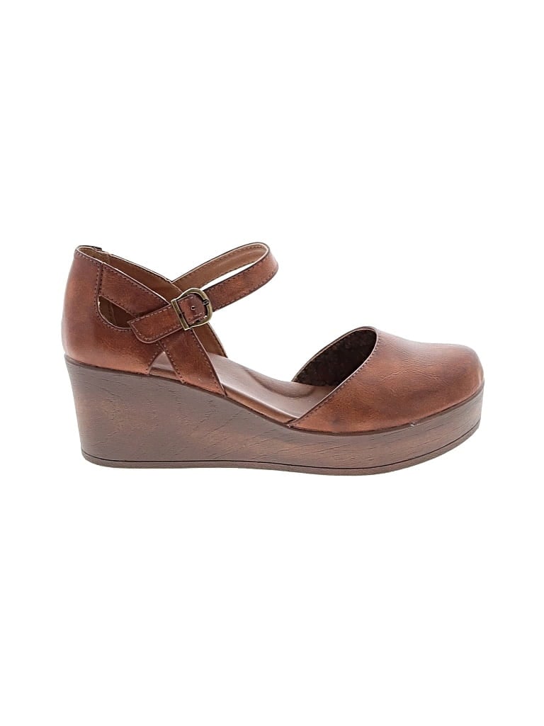 Pre-owned B.o.c. Wedges In Brown
