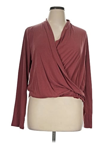 Green Envelope Long Sleeve Blouse (view 1)