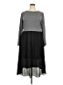 Cato 100% Polyester Gray Casual Dress Size 18 - photo 1