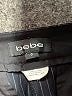 Bebe 100% Wool Stripes Black Wool Pants Size 0 - photo 4