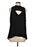 Venus 100% Polyester Black Sleeveless Blouse Size M - photo 1