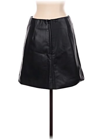 Monki Faux Leather Skirt (view 2)