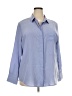 Nine West 100% Polyester Blue 3/4 Sleeve Blouse Size XXL - photo 1
