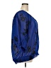 Target 100% Polyester Blue 3/4 Sleeve Blouse Size XXL - photo 4