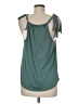Green Envelope Teal Sleeveless Blouse Size M - photo 2