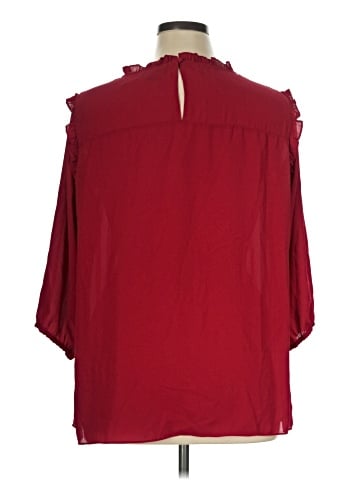 City Chic 3/4 Sleeve Blouse (view 2)