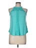 Cable & Gauge Teal Sleeveless Blouse Size M - photo 1