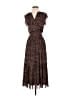Roan + Ryan Animal Print Brown Casual Dress Size XS - photo 1