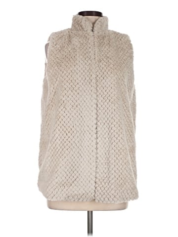 Indigo Soul Faux Fur Vest (view 1)
