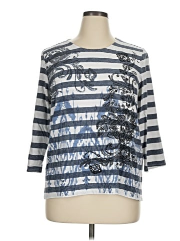 Zenergy by Chico's 3/4 Sleeve T-Shirt (view 1)