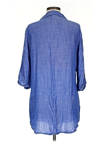 Dotti 3/4 Sleeve Button-Down Shirt (view 2)