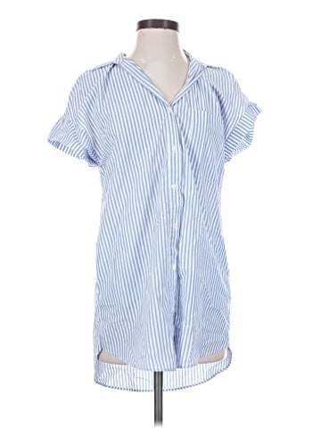 Zara TRF Short Sleeve Button-Down Shirt (view 1)