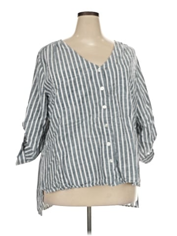 Ashley Stewart 3/4 Sleeve Blouse (view 1)
