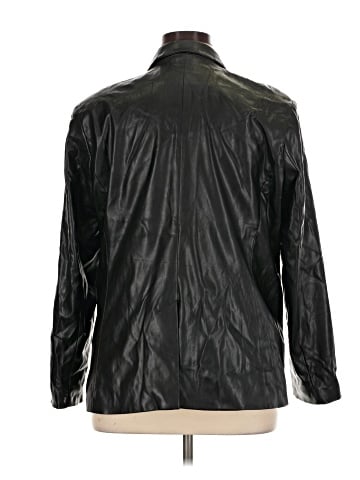 Nine West Faux Leather Jacket (view 2)