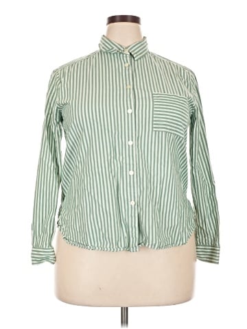 Ann Taylor LOFT Long Sleeve Button-Down Shirt (view 1)