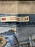 Levi's Solid Blue Jeans Size 14 - photo 3