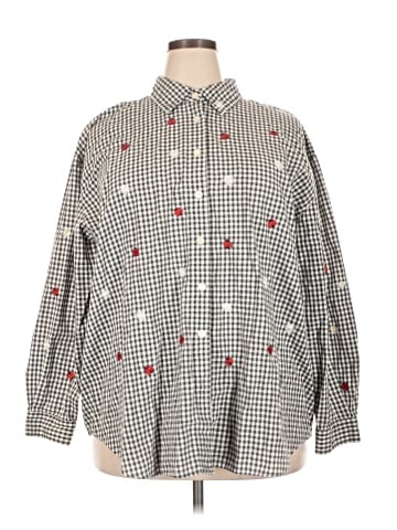 Teddi Long Sleeve Button-Down Shirt (view 1)