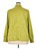 Joanna Plus 100% Polyester Green Long Sleeve Blouse Size 2X - photo 2