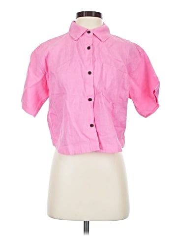 Athleta Short Sleeve Button-Down Shirt (view 1)